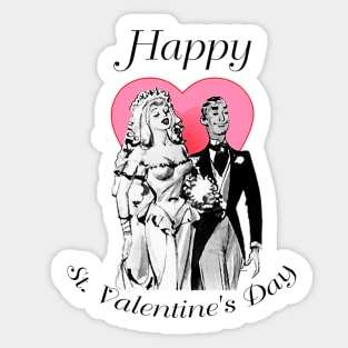 Happy St. Valentine's Day Sticker